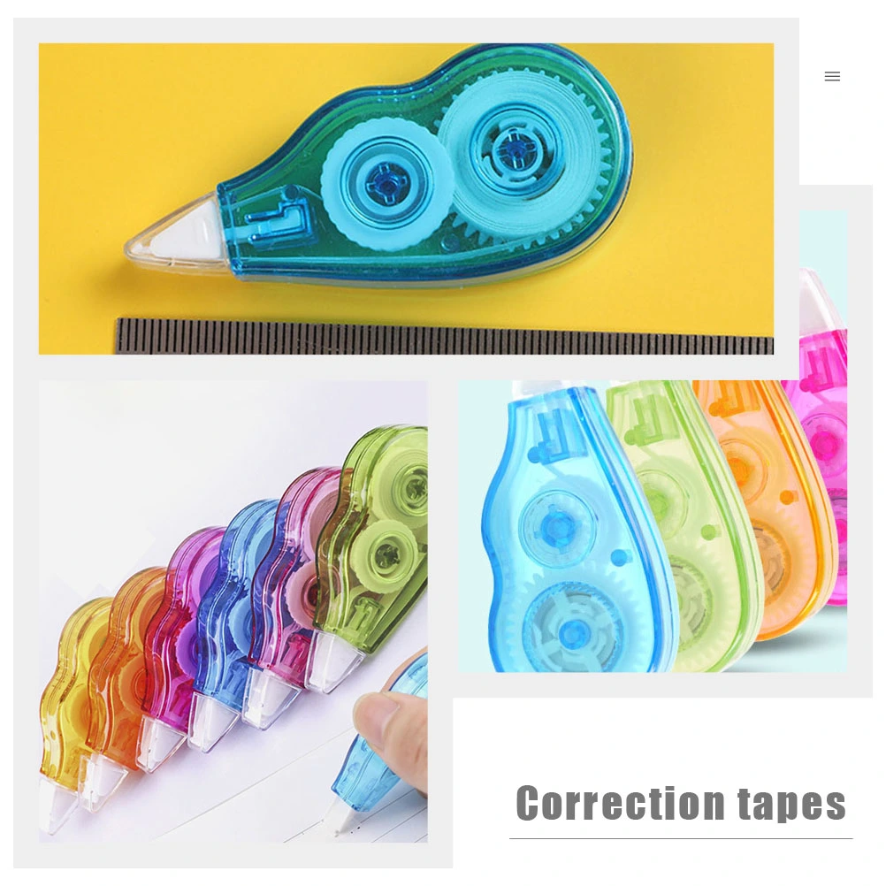 12Pcs Household White Out Tapes Portable White Out Tapes Convenient Correction Tapes