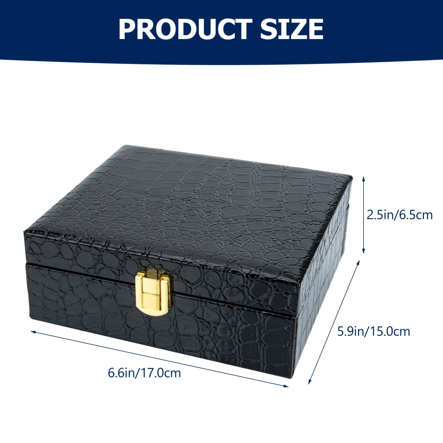 Flip-Type Cigar Container Portable Cigar Box Humidor Gift Jewelry Holder