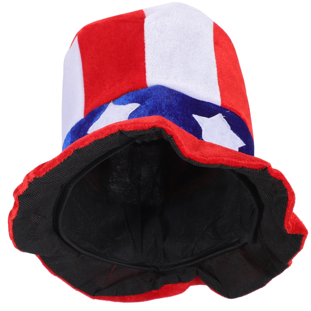 Independence Day Top-Hat Patriotic America Flag 4th of July Party Decor Hat