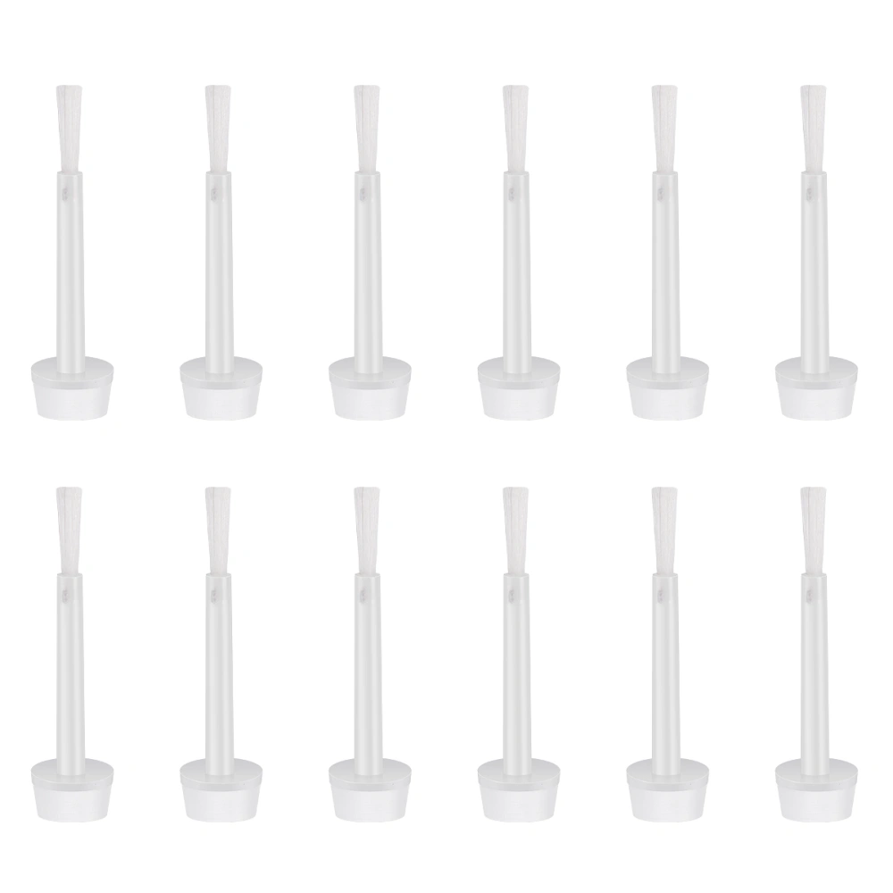 Lurrose 100pcs Nail Polish Replacement Brushes Dipping Liquid Applicator Brushes Manicure Tools