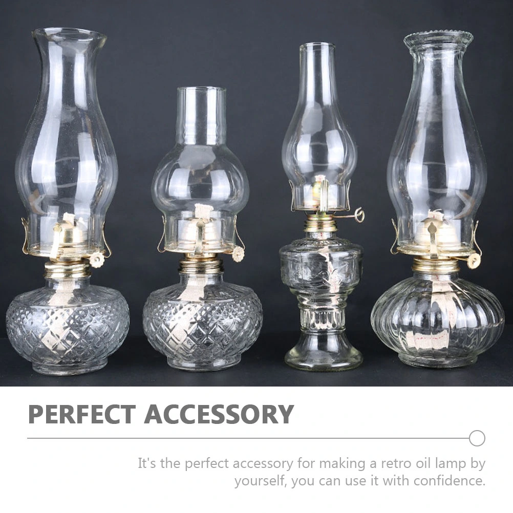 2 Sets Kerosene Lamp Burner Oil Lamp Wick Replacement Kerosene Lamp Part