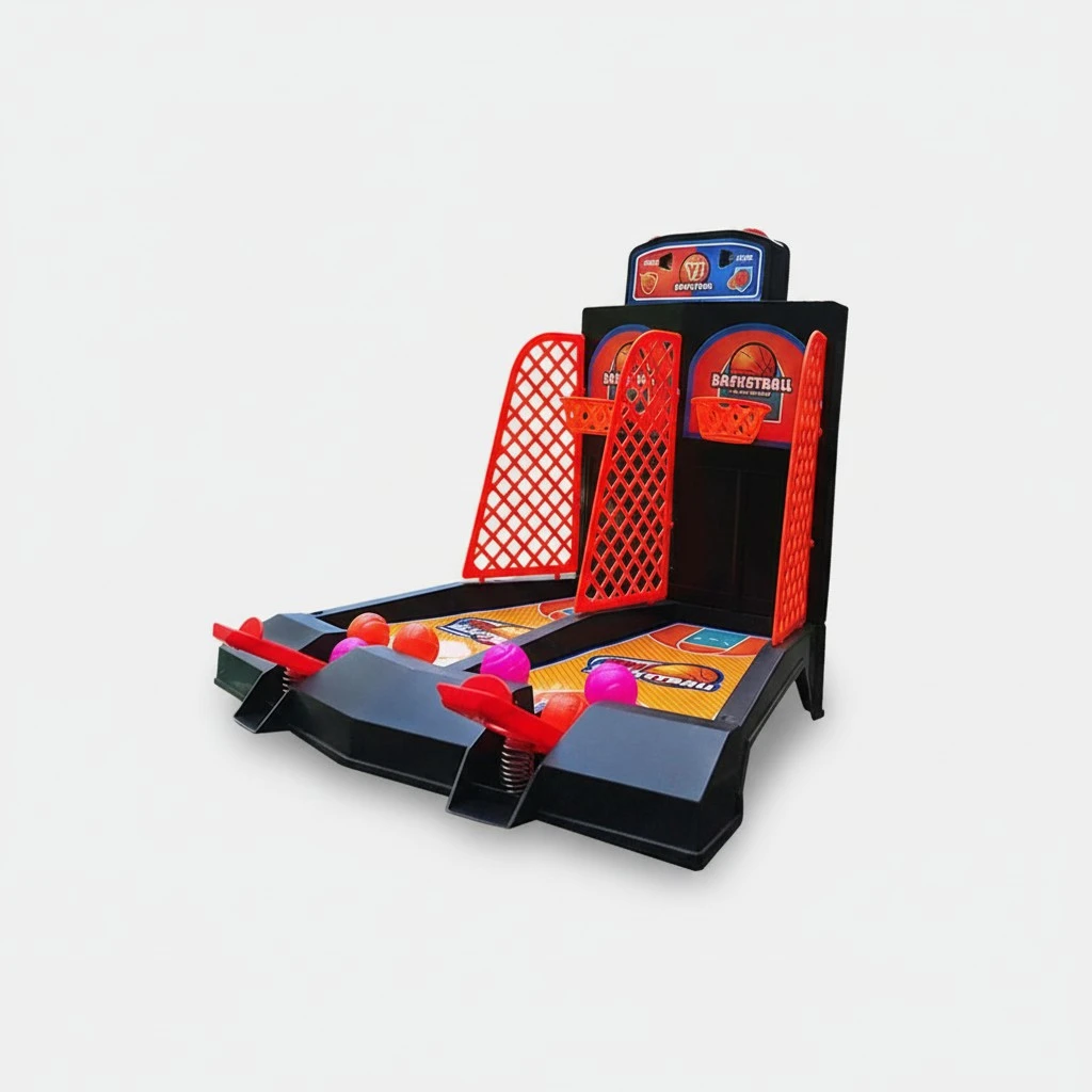 1 Set Basketball Shooting Game Toy Double People Desktop Game Toy for Kids