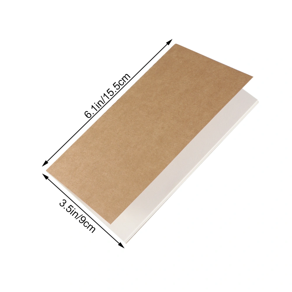 12Pcs Kraft Paper Notebook Blank Travel Journal Notebook for Writing Drawing