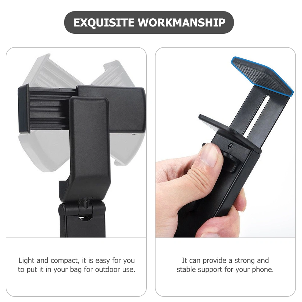 Adjustable Phone Stand 360° Rotating Desk Phone Clamp Folding Phone Holder