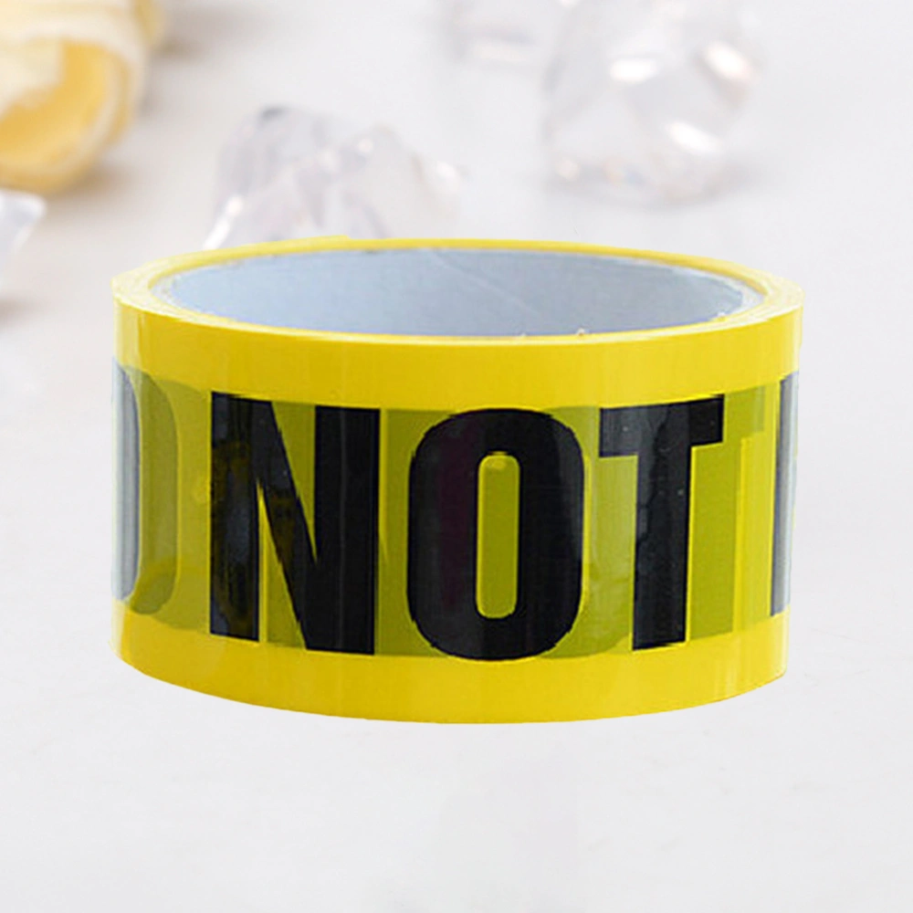 DO NOT ENTER Safety Tape Wear-resistant Safe Self Adhesive Sticker PVC Warning Tape for Walls Floors Pipes