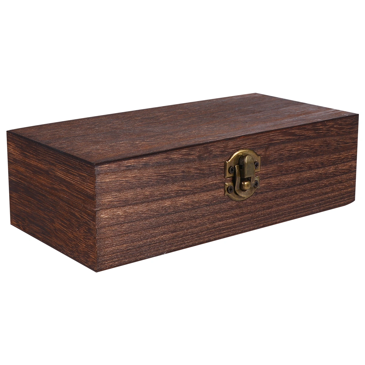 Rectangular Gift Storage Box Organizer Jewelry Bracelet Delicate Wooden Box