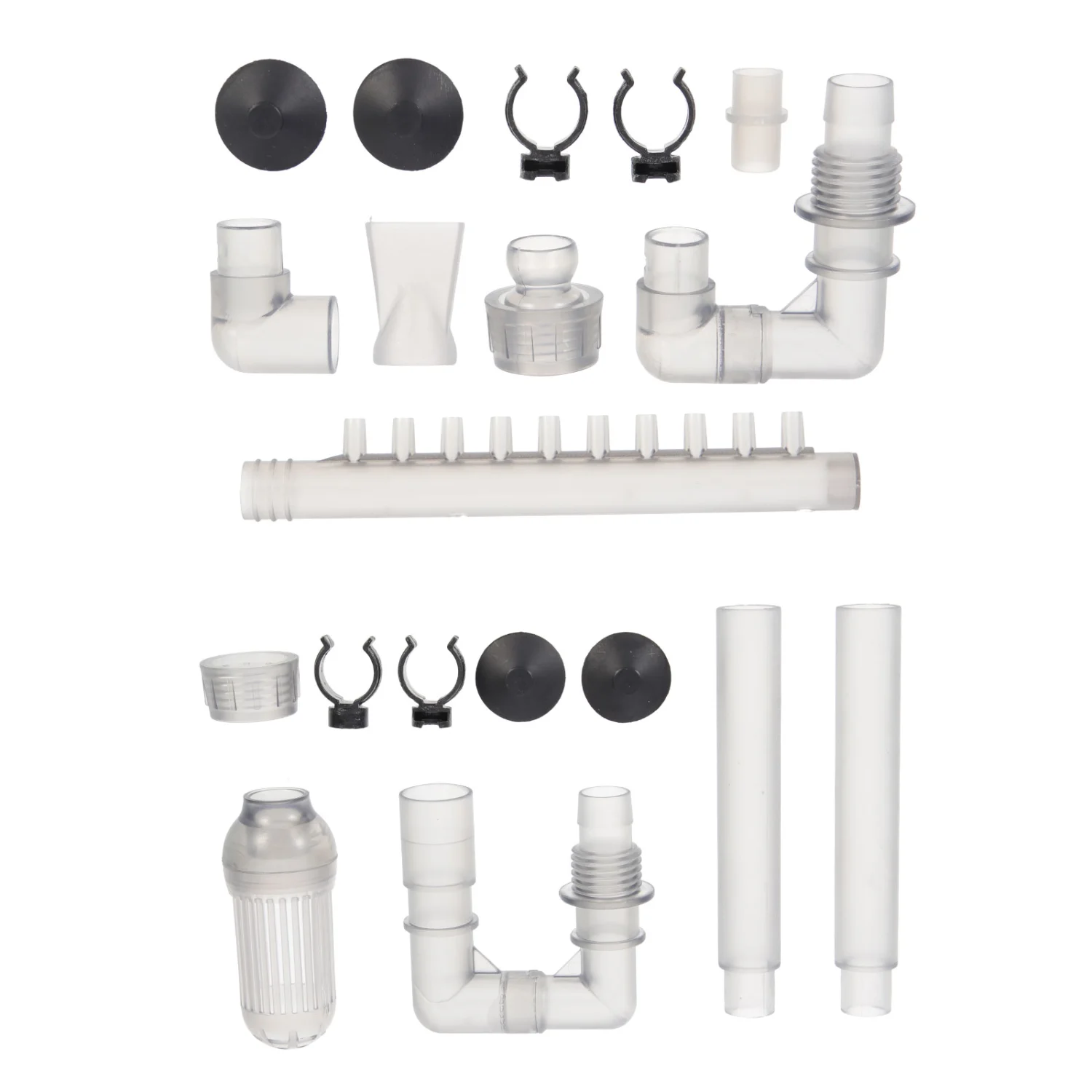 1 Set of Aquarium Intake Outflow Tube Fish Tank Filter Tube Plastic Fish Tank Water Pipe Accessory