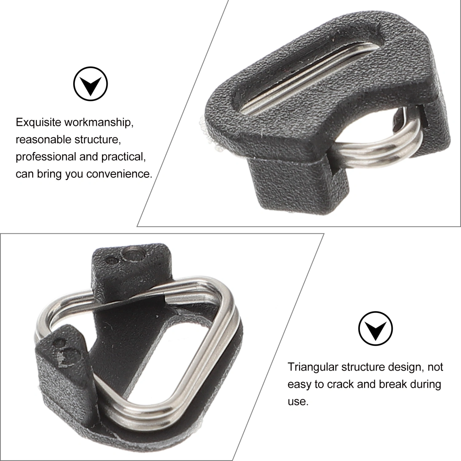 4 Sets Camera Clip Camera Split Strap Hook Mirrorless Camera SLR Camera Hook