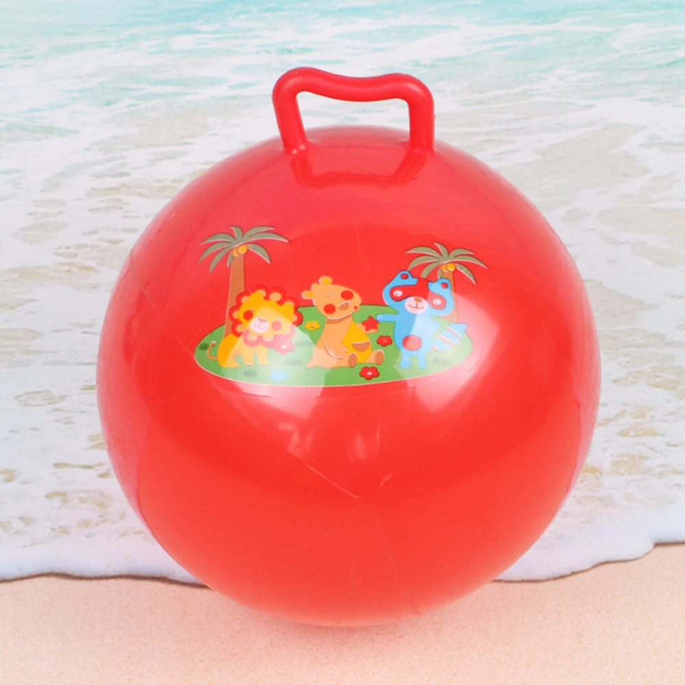 1PC Children Educational Toys Kids Inflatable Bounce Jumping Hopper Hop Ball(25cm Random Color)