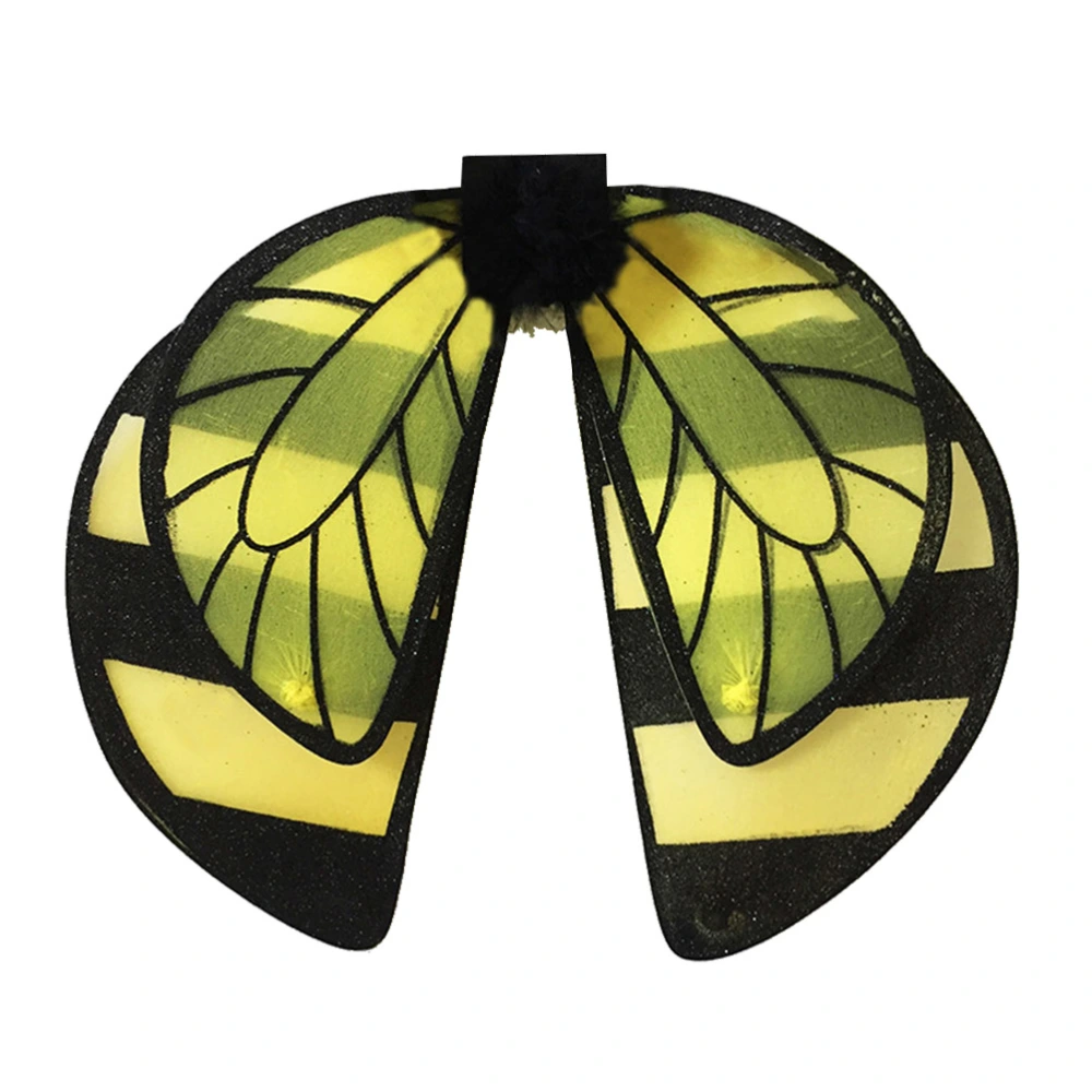 Children's Show Use Bee Wings Shape Decorative Tool Set(Yellow+Black)