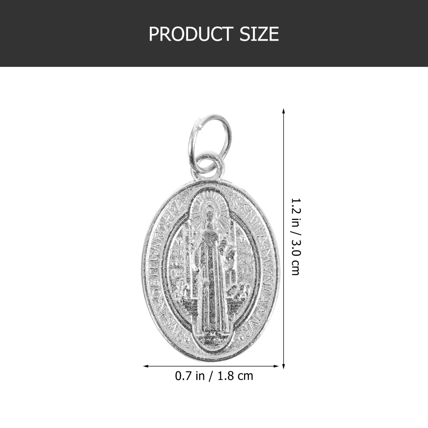 50 pcs Metal St Medal Charms Jewelry Making St Medal Charms St Medal Charms Pendants
