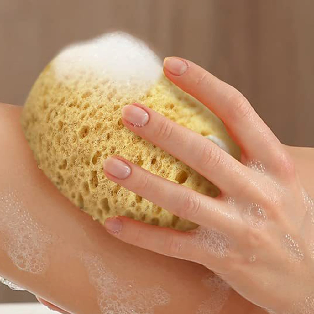 2pcs Bath Sponge Body Scrubber Exfoliating Sponges Bath Scrubber Shower Supplies