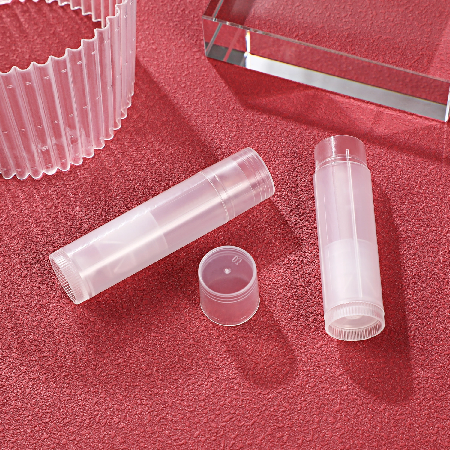 25pcs Empty Lip Balm Containers Lipstick Tubes Lip Gloss Holder Tubes Refillable DIY Lip Gloss Tubes