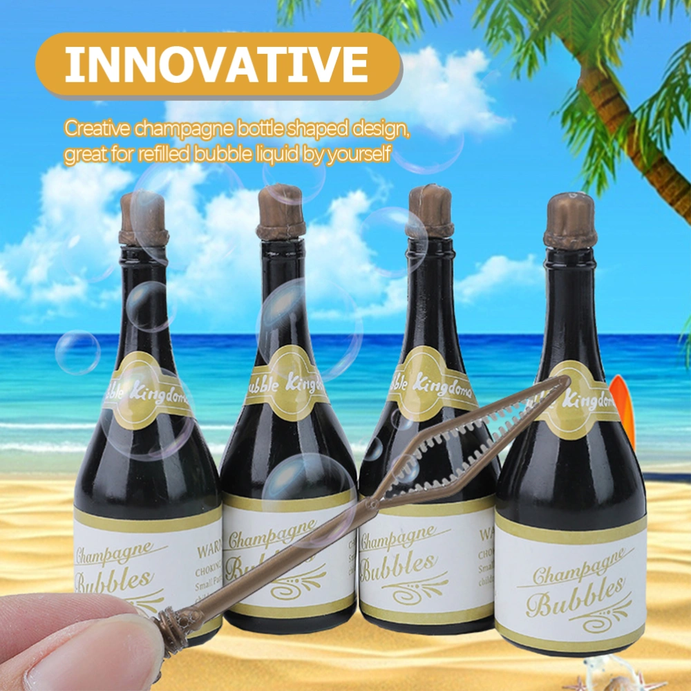 24pcs Champagne Bubble Bottles Wedding Bubble Bottles Empty Bubble Bottles Toys