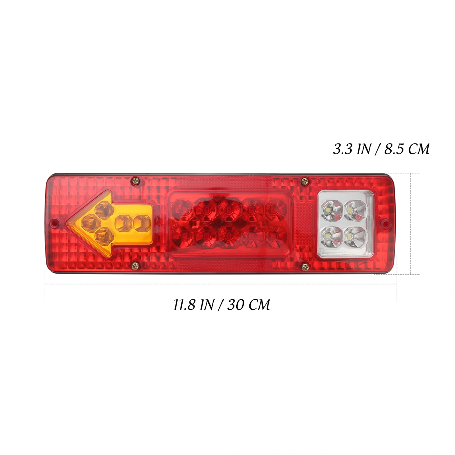 2pcs Trailer Tail Light 12V LED Trailer Lights Signal Running Lamp for Trucks Trailers