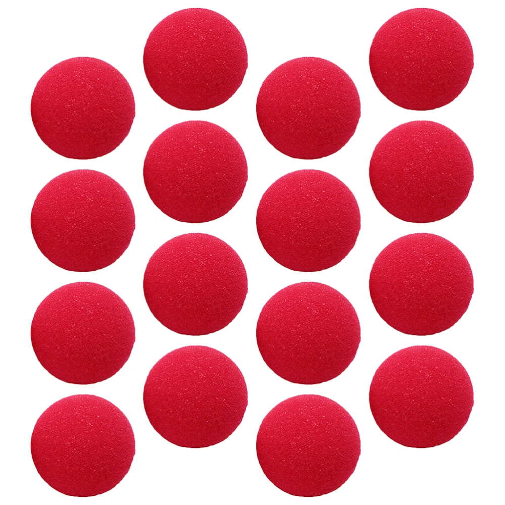 40Pcs Clown Sponge Nose Classic Clown Red Nose Ball for Masquerade Cosplay Party