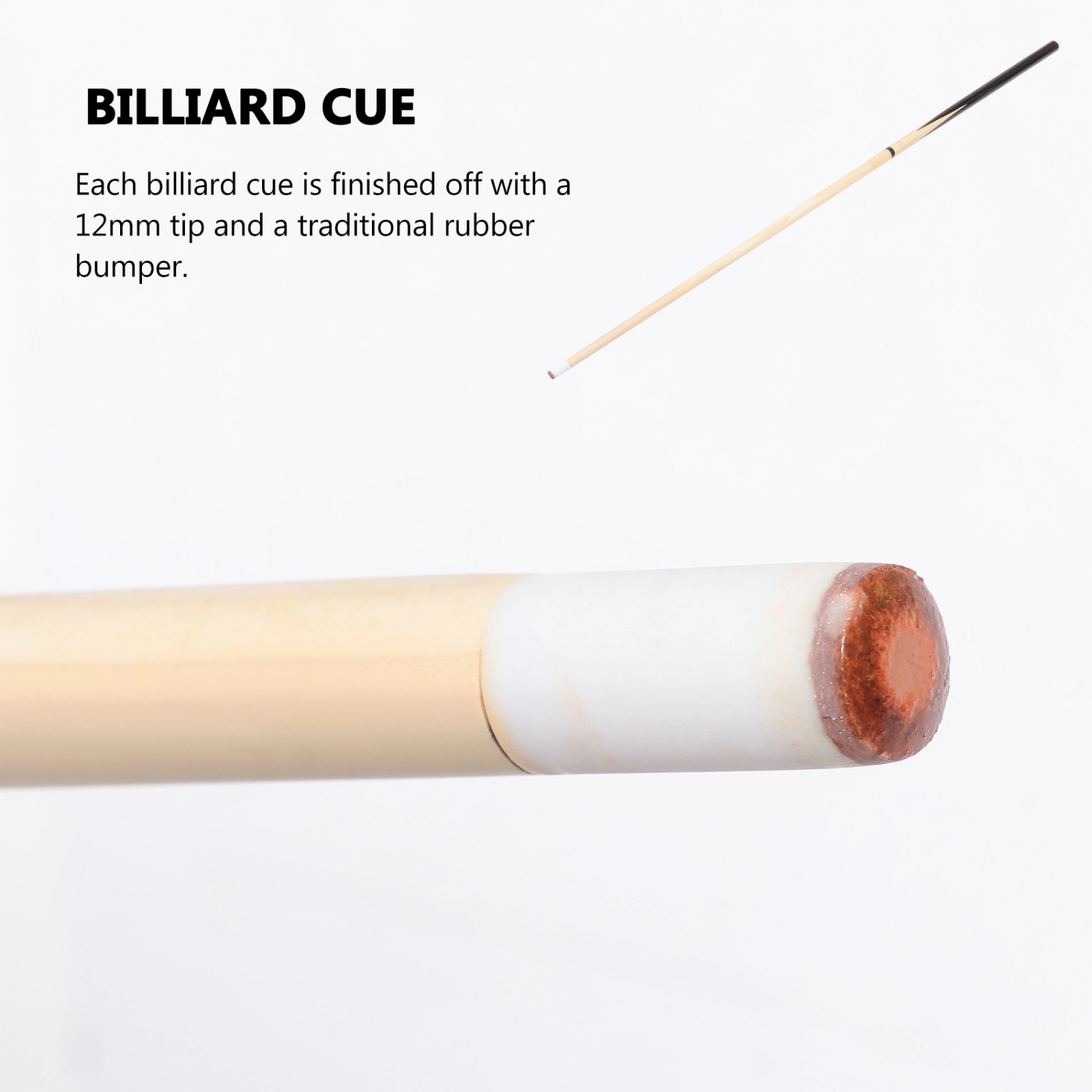 1Pcs Pool Cue New 58" Billiard House Bar Pool Cue Sticks (Random Color)