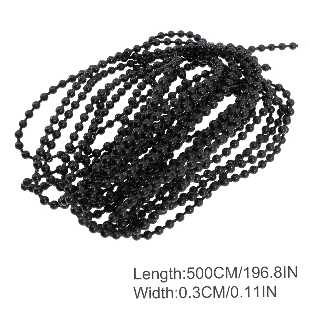 1 Set of Blind Beaded Cord Curtain Bead Rope Roller Blind Chain Fitting with Buckle