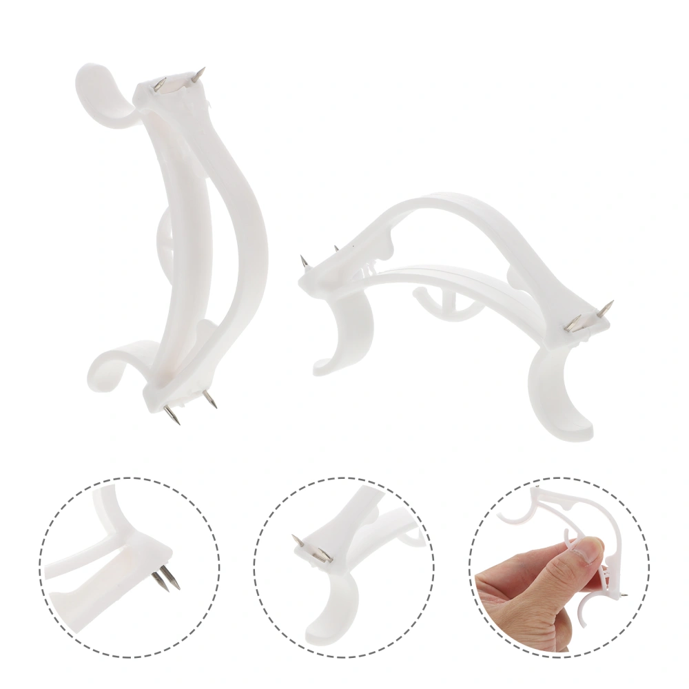 8pcs Corner Elastic Hook Reusable Removable Multi-purpose Utility Hook Accessory