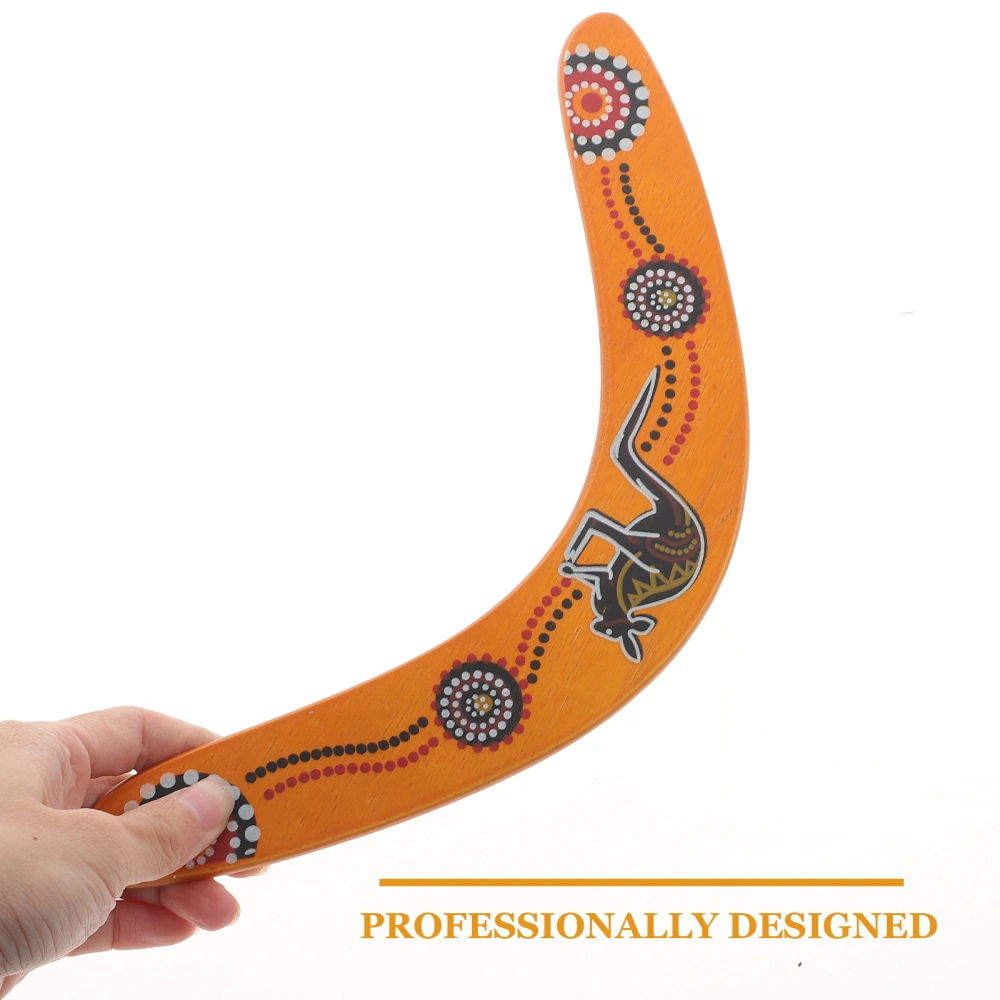 Wooden Boomerang Flying V Shaped Maneuver Dart Outdoor Saucer Funny Flying Toy