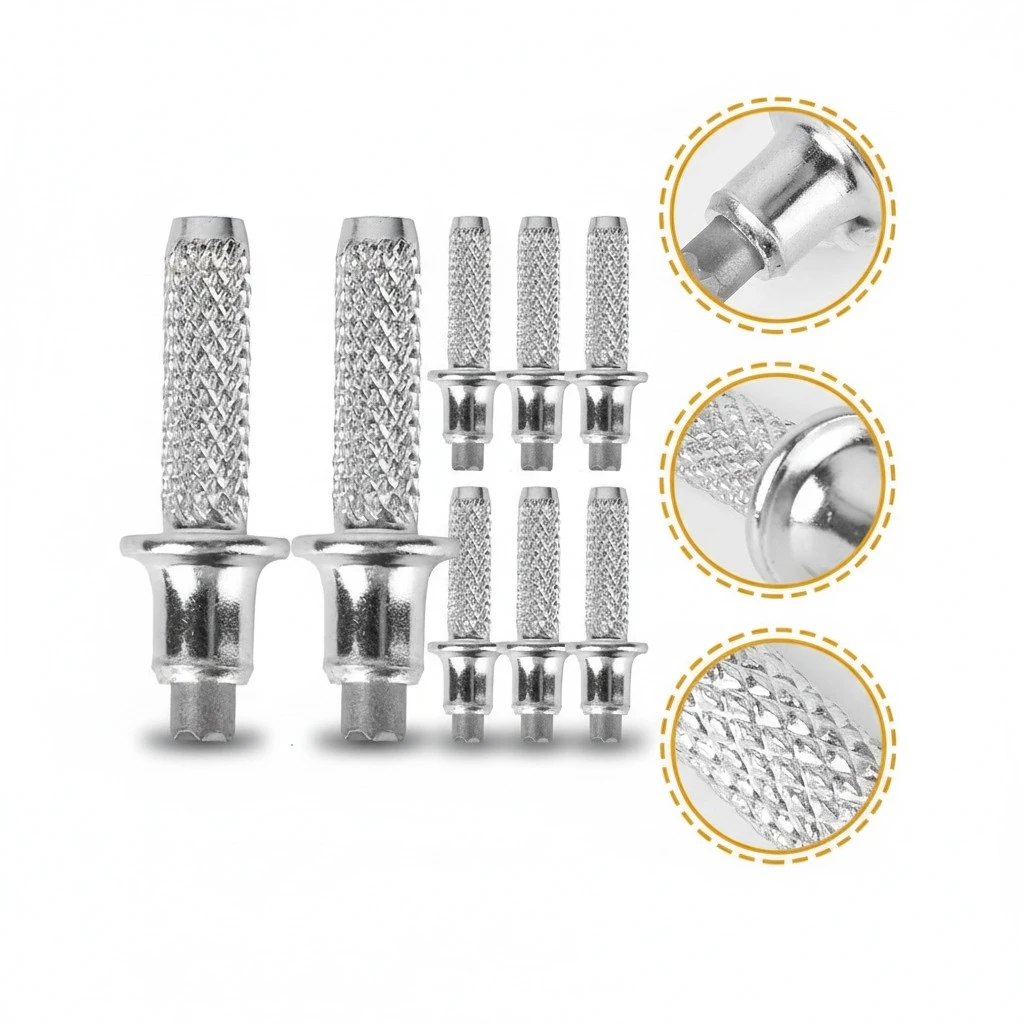 8pcs Cane Tip Tungsten Steel Hiking Trekking Pole Tip Walking Cane Foot