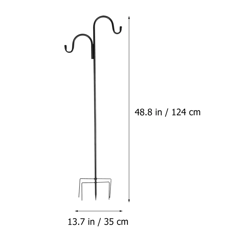 1 Pc Yard Shepherd Hook Ground Inserting Hook Iron Hanging Hook Garden Iron Hook