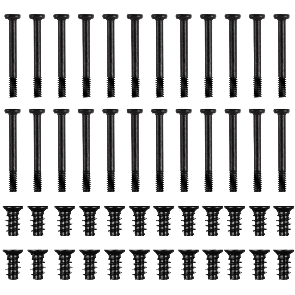 Balacoo 60pcs Computer Cooling Fan Mount Screws Case Fan Long Short Screws Set