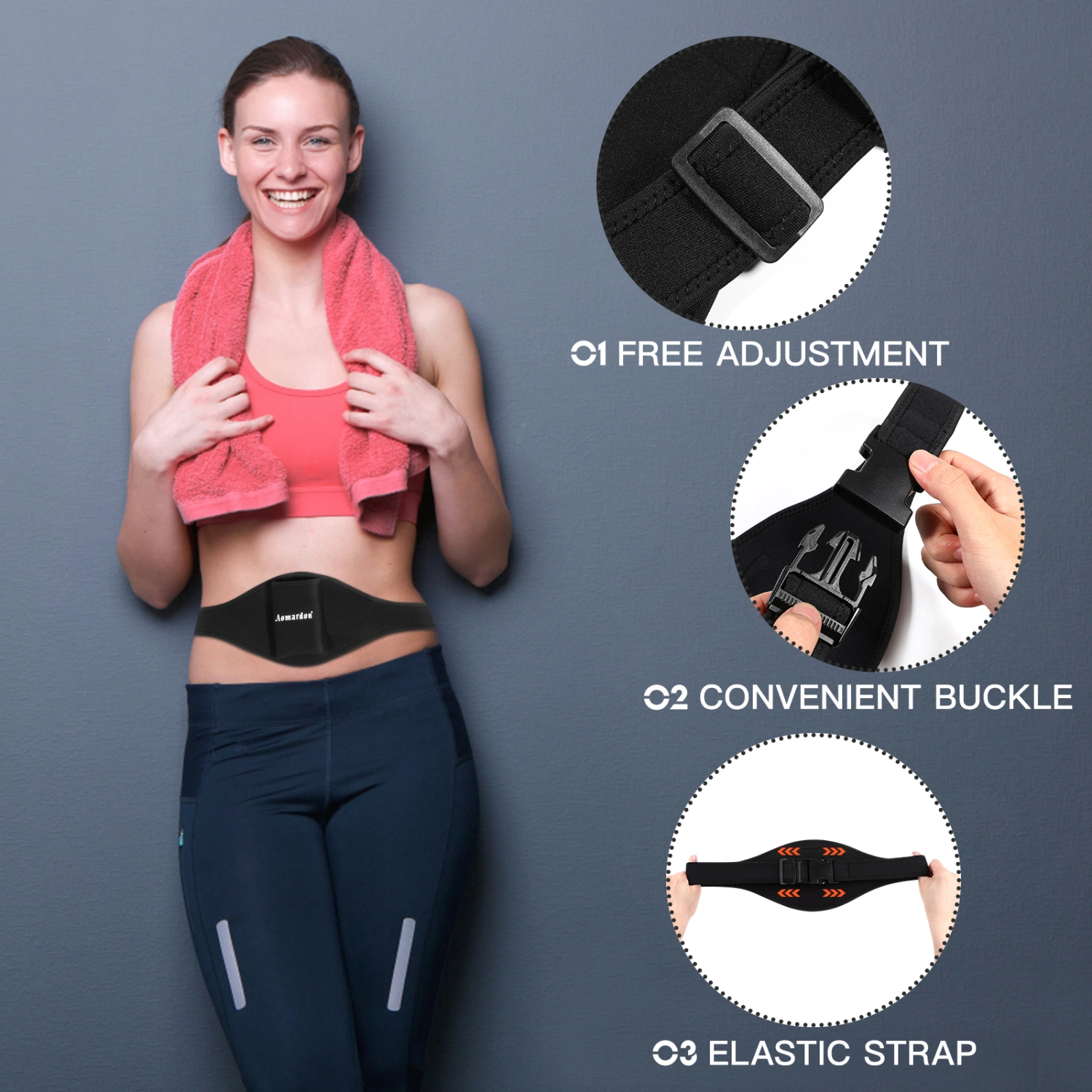 Mic Belt Microphone Holder Pack Carrier Adjustable Pouch Fitness Instructors Microphone Holder