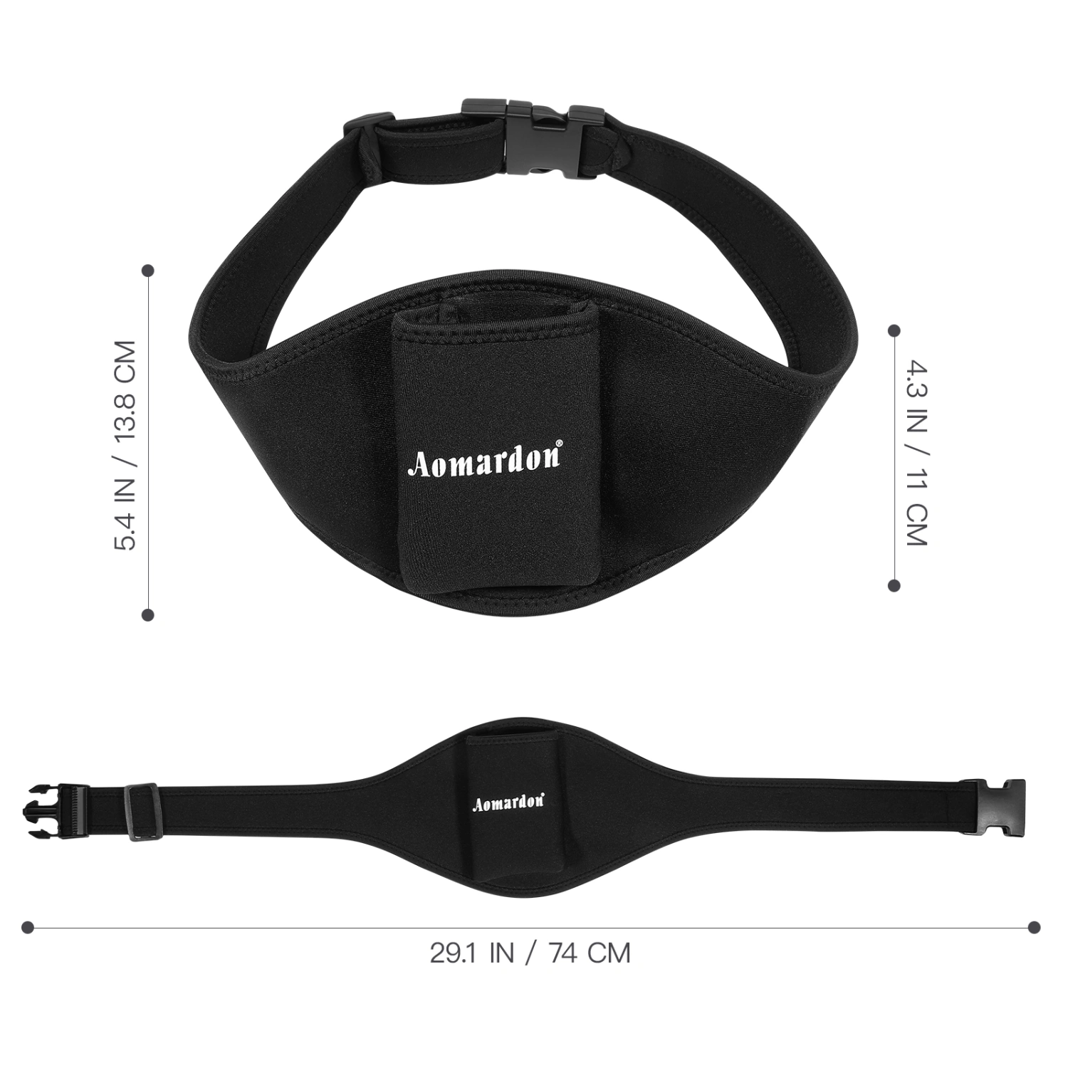 Mic Belt Microphone Holder Pack Carrier Adjustable Pouch Fitness Instructors Microphone Holder