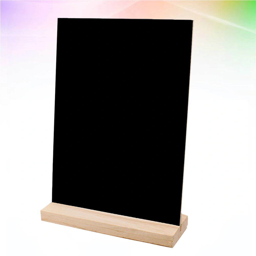 Chalkboard Sign Single-Sided Erasable Message Board Blackboard Desktop Decor Signs Small Blackboard with Bases for DIY Home Decoration