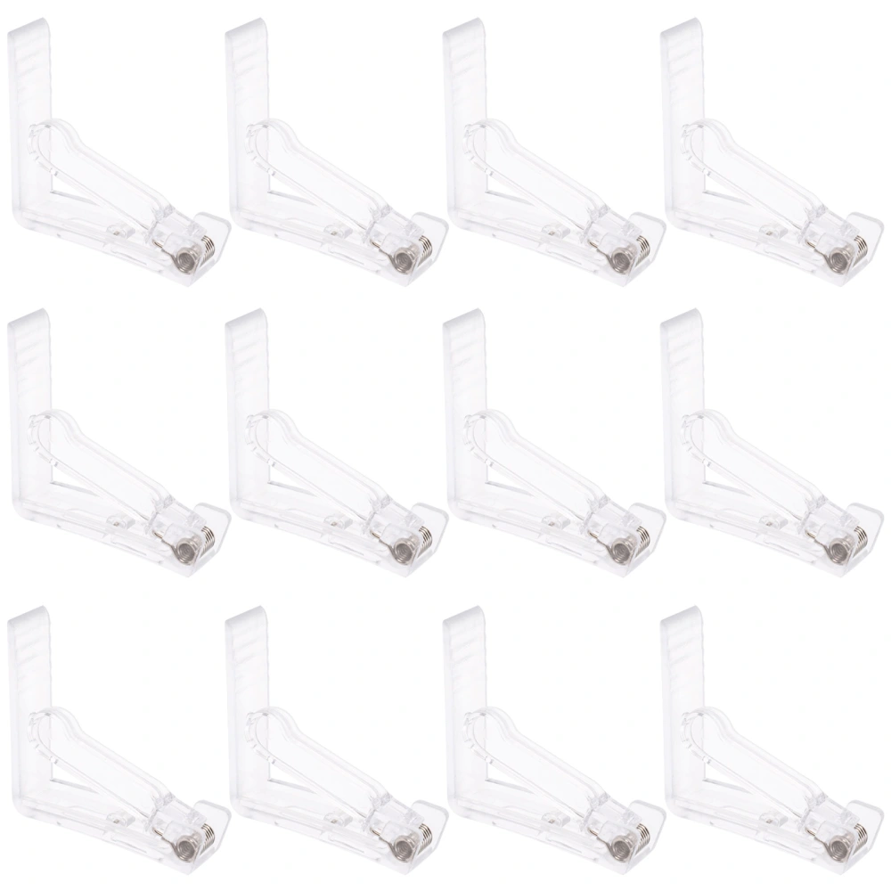 12pcs Tablecloth Clip Table Cover Clamp Picnic Table Cloth Holder Fixator