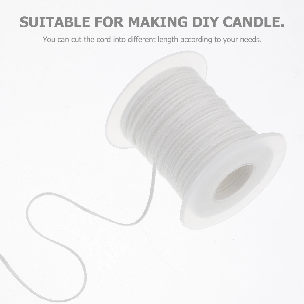 1 Roll 200 Feet Braided Wick Candle Wick Spool for Candle DIY and Candle Making