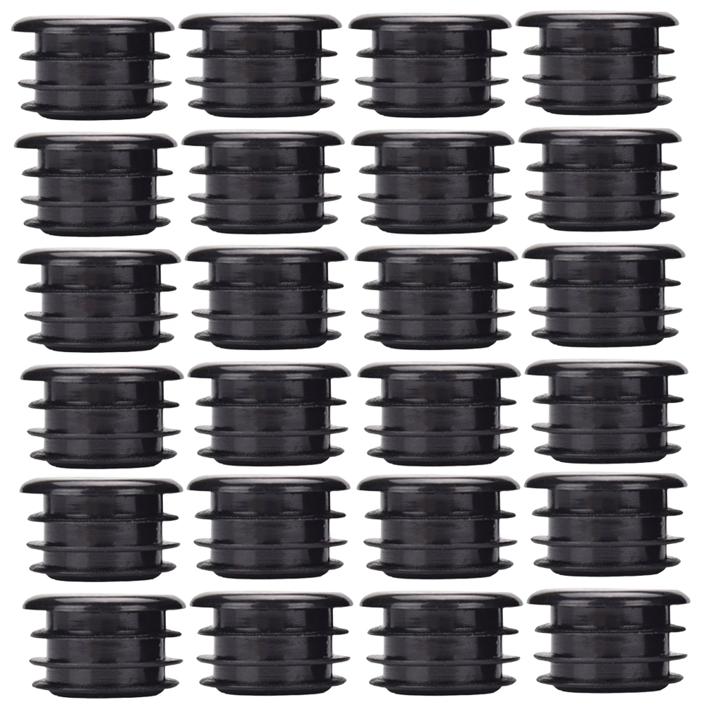 20pcs Mountain Bike Handlebar End Plugs Handlebar Caps Handle Grip Bar End Stoppers (Black)