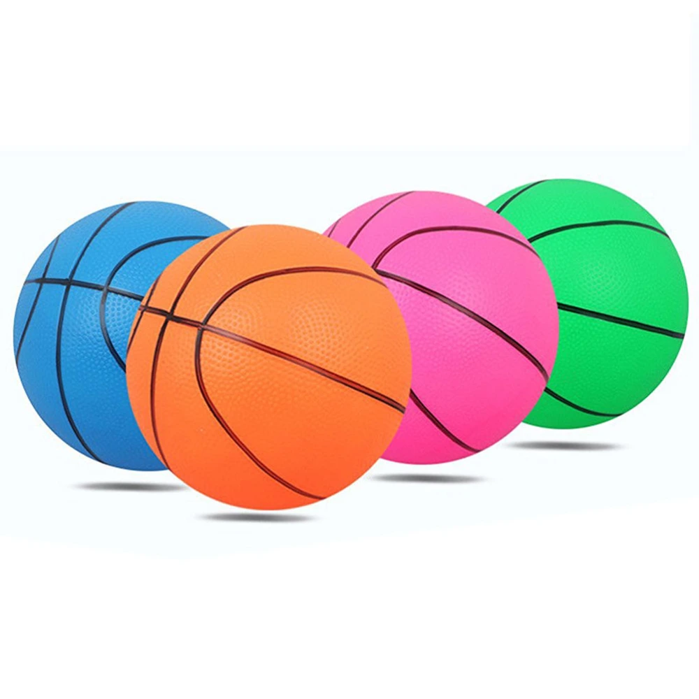 Mini Bouncy Basketball Indoor/Outdoor Sports Ball Kids Toy Gift (Random Color)