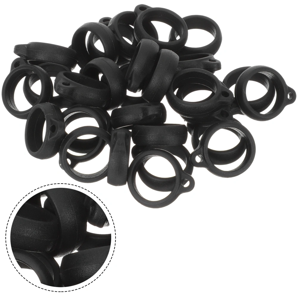 50pcs Anti-lost Lanyard Ring Phone Hanging Rope Ring Non-skid Finger Ring