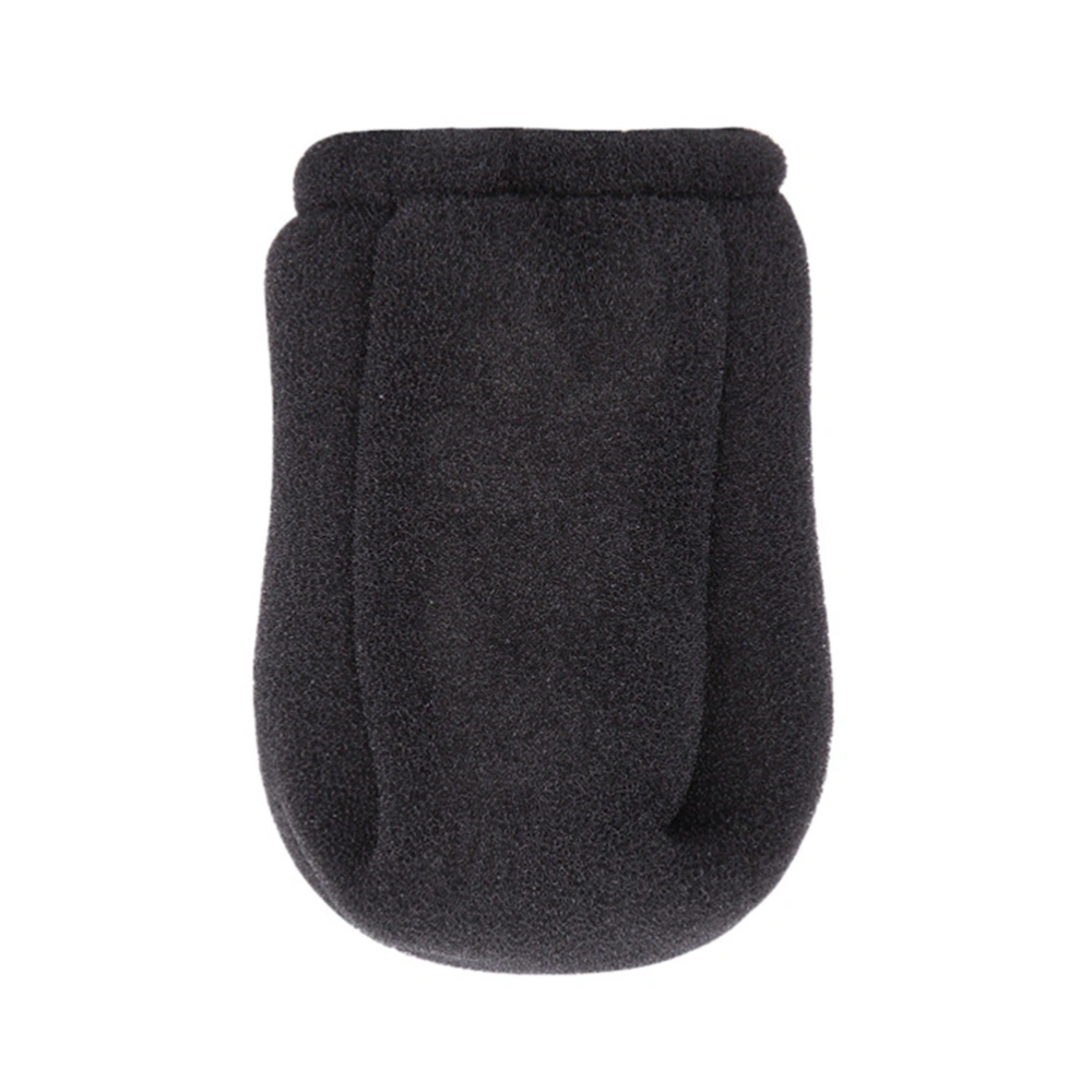 1pc Hair Dryer Sponge Cover Hairdressing Foldable Sponge Black Universal Hair Dryer Hot Sock Diffuser for Salon (Black)