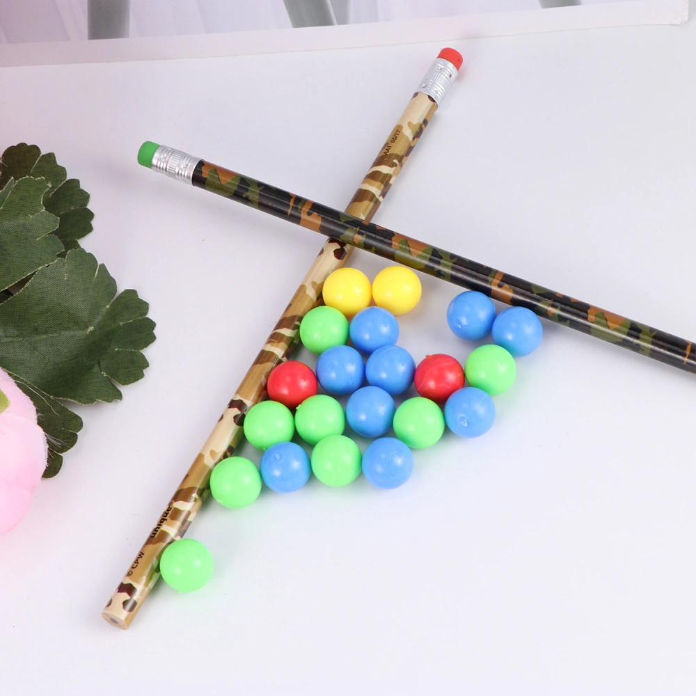 About 120pcs Game Replacement Balls Plastic Colorful Games Beads Game Toy (Random Color)