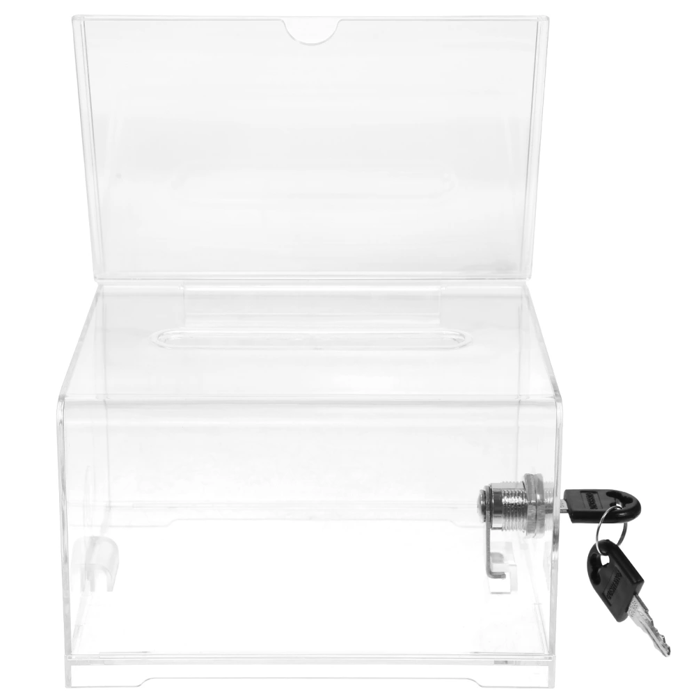 Suggestion Box Ballot Box Clear Acrylic Box Donation Box For Fundraising