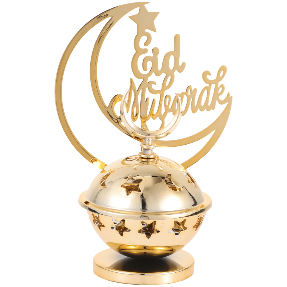 Eid Mubarak Candle Holder Ramadan Metal Candle Stand Decoration Wedding Censer Candlestick