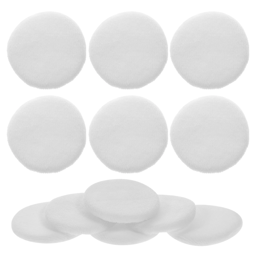 12Pcs Supple Makeup Puffs Small Rounded Makeup Pads Simple Makeup Puff Tools