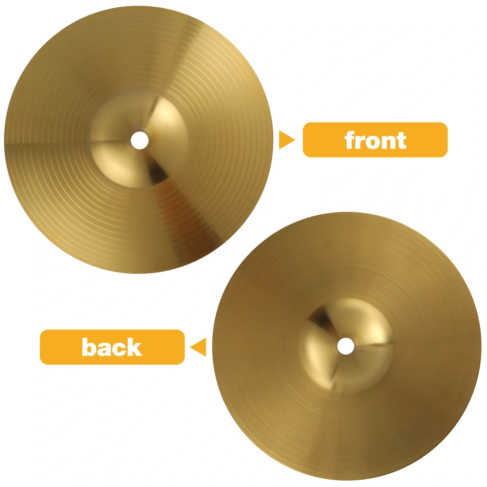 1pc Brass Cymbal Hi Hat Drum Kit Cymbal Ride Cymbal Drum Percussion Cymbal Crash Cymbal (8 Inch)