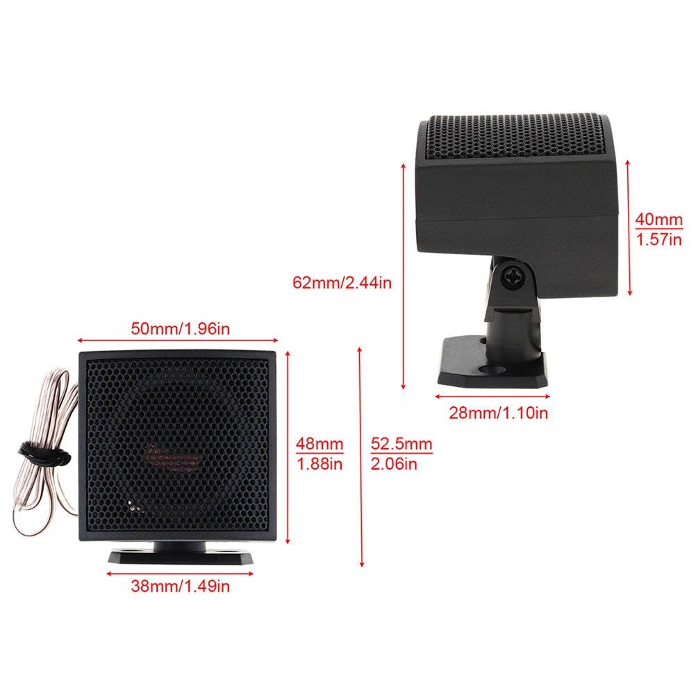 2Pcs 500W High-End Voice Box Car Loudspeaker Car Audio Dedicated Speaker
