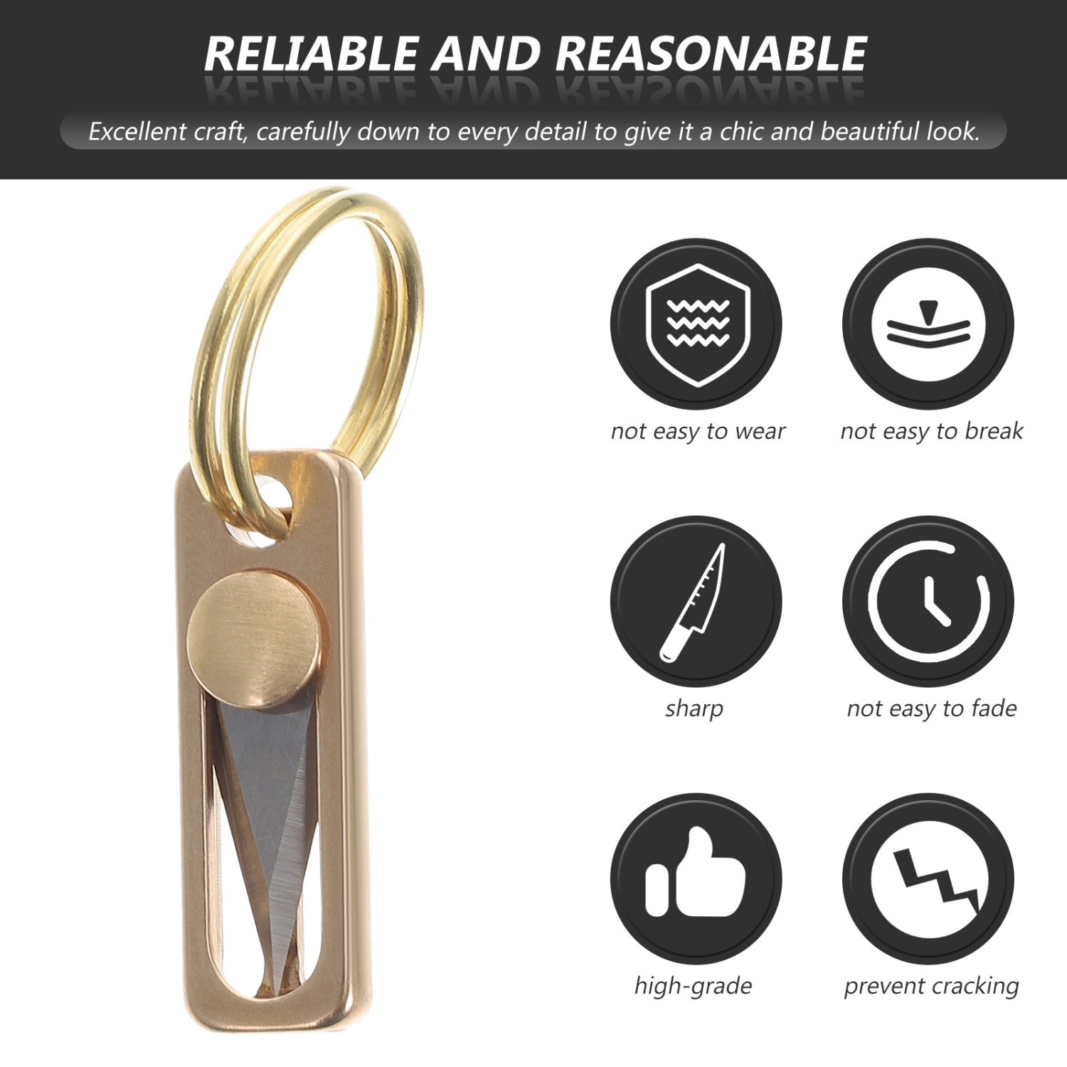 Box Cutter Keychain Multipurpose Portable Paper Cutter Utility Office Keychain