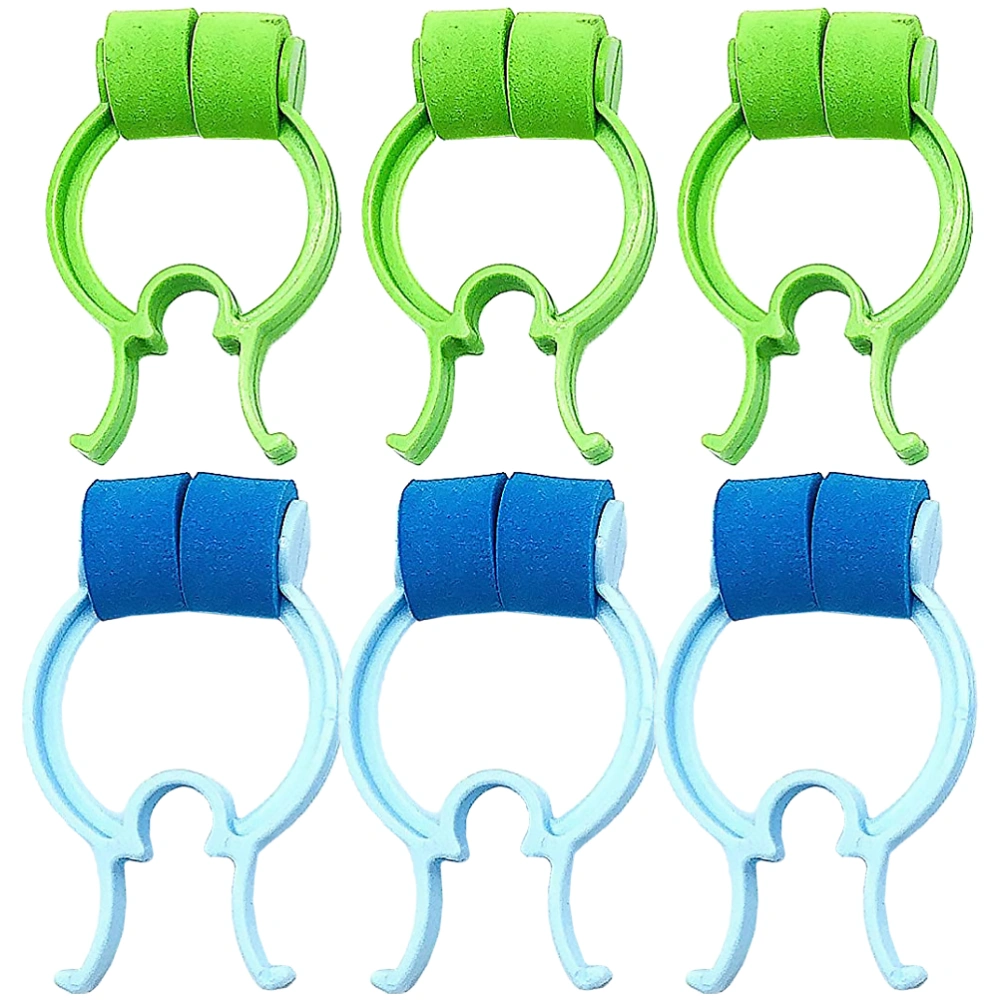 6Pcs Nose Stop Clips Nose Nasal Stopper Clips Stop Nosebleeds Clips Exercise Clips