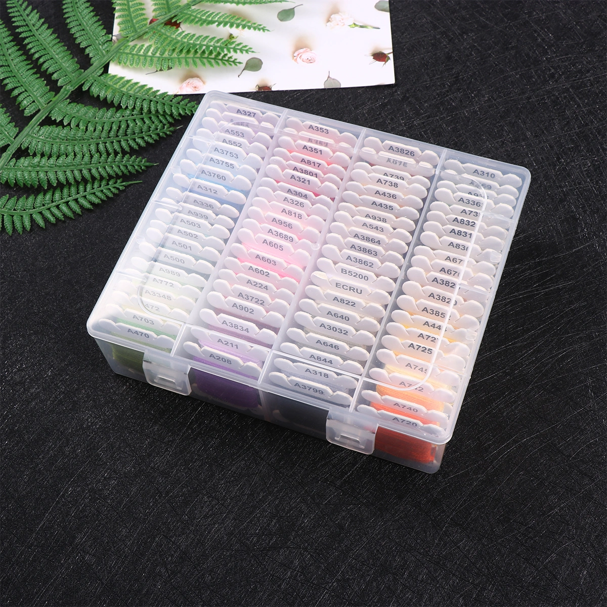 1 Box 80 Colors Embroidery Thread Yarn Thread Sewing Thread Sewing Machine Thread for DIY Sewing Use