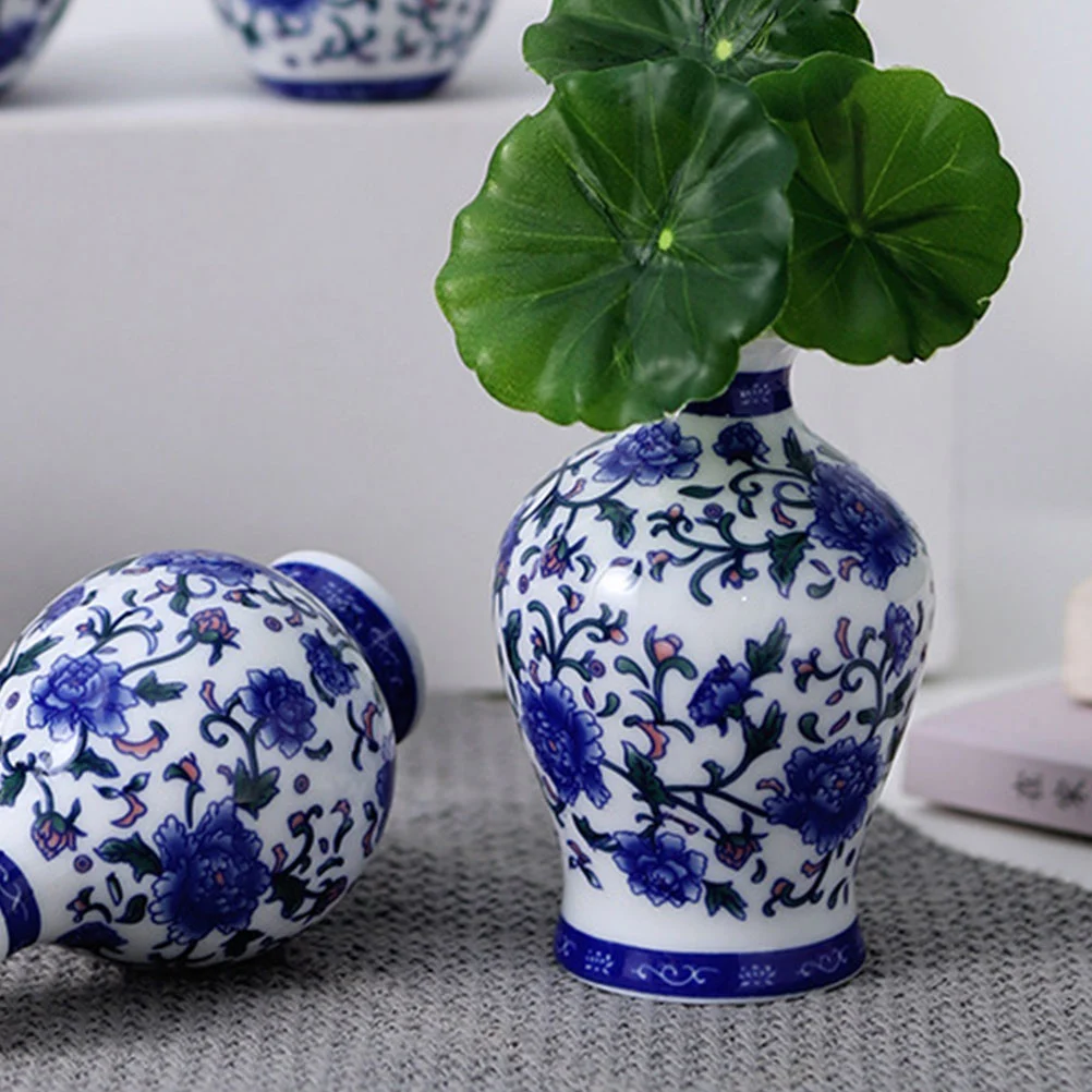 Ceramic Flower Arranging Vase Mini Ceramic Vase Ornament Desktop Mini Flower Vase