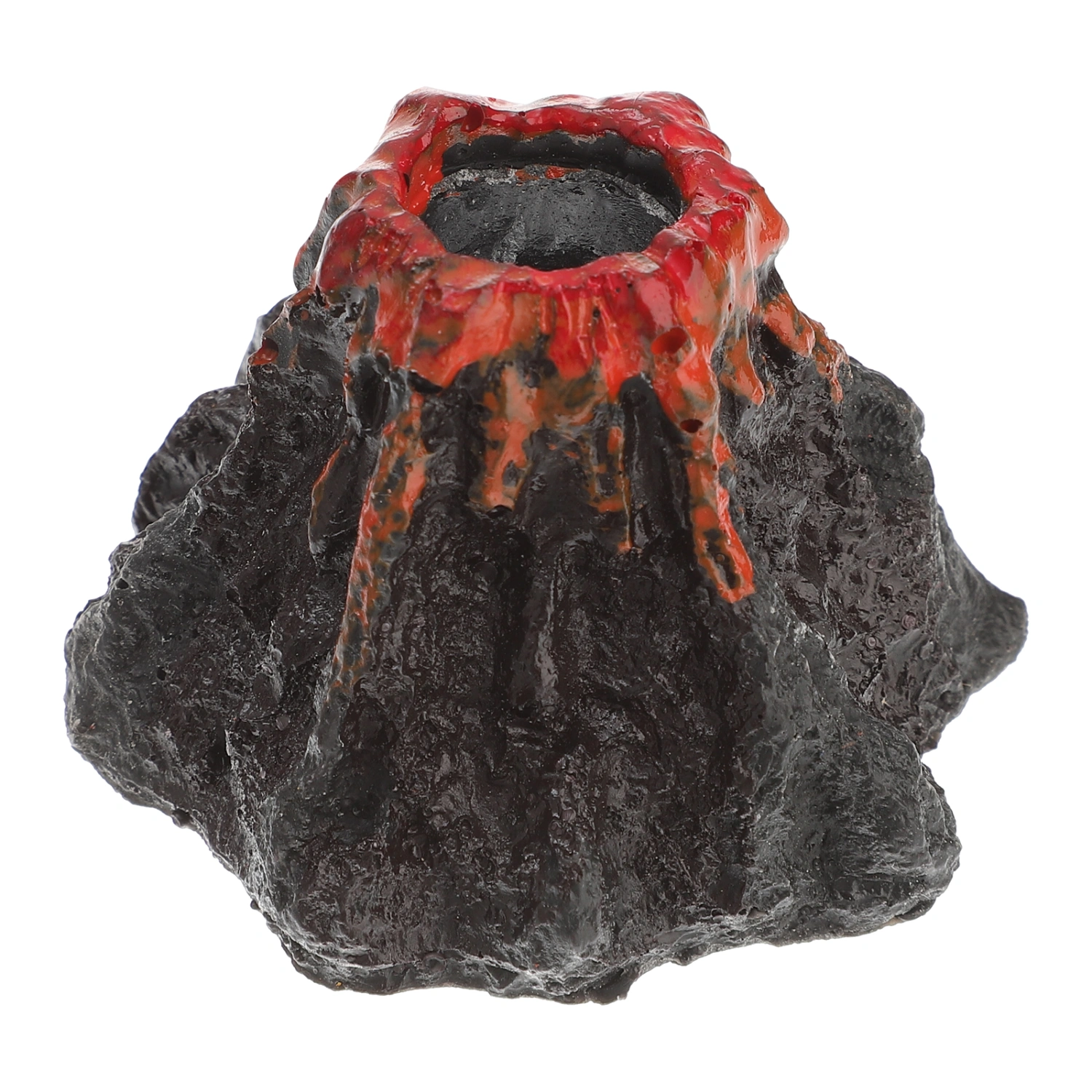Fake Volcanic Aquarium Decoration Simulation Underwater Plants Fish Tank Decor Landscaping Ornament - Small Size