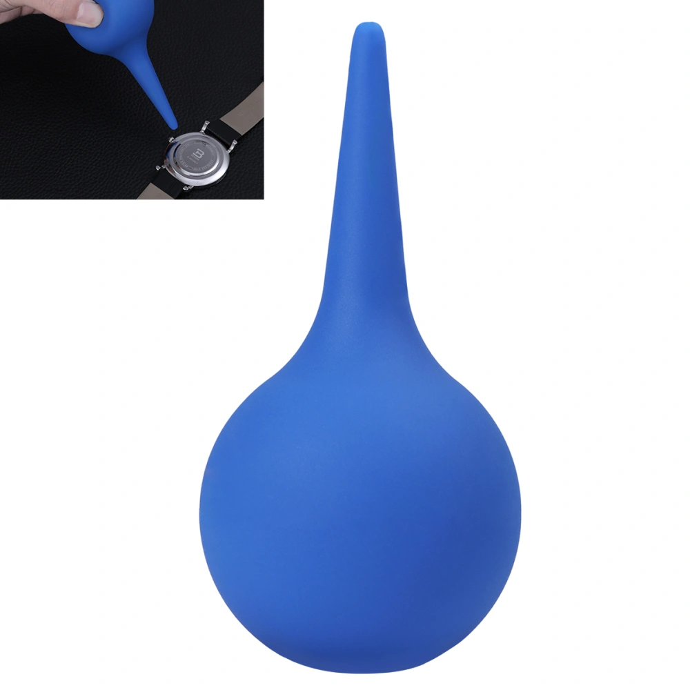 ROSENICE Air Blower Pump Dust Cleaner Rubber Suction Ear  Bulb Ear Washing Squeeze Bulb Laboratory Tool (Blue)