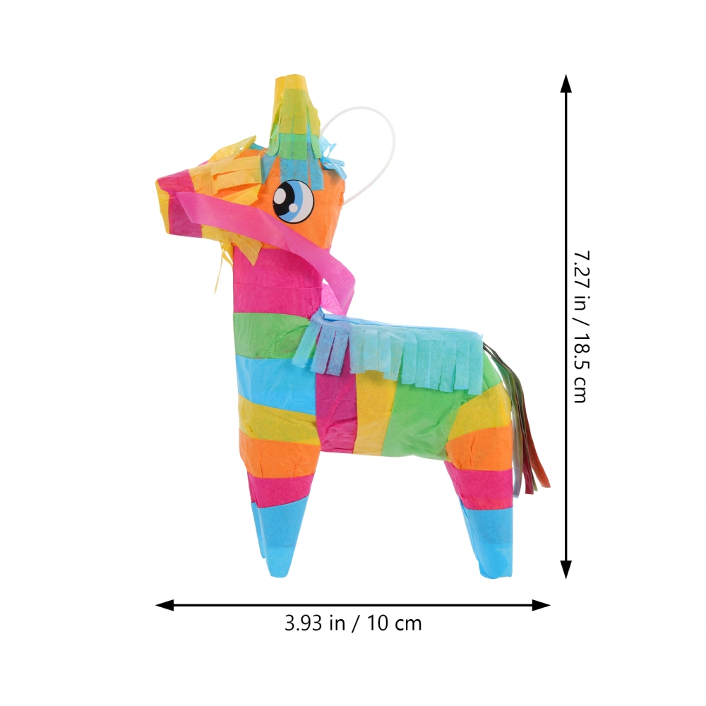 1pc Colorful Pinata Toy Party Toy Party Candy Gift Packaging Prop Pinata Toy