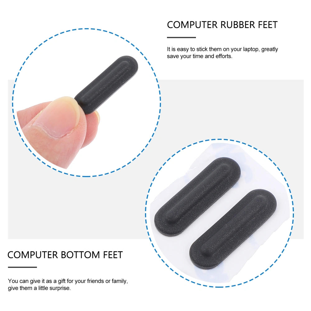 4Pcs Laptop Rubber Feet Rubber Pads Non-Slip Bottom Feet Compatible for Thinkpad